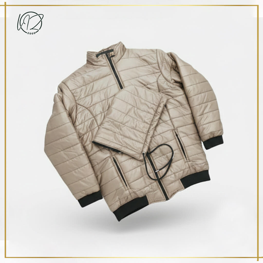 Sand Puffer Quilted Jacket